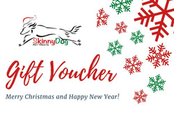 SkinnyDog Dog Pet Treats Gift Card - Christmas